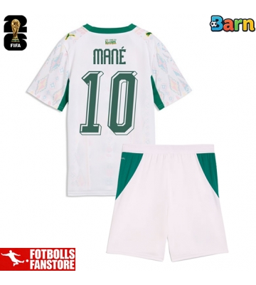 Senegal Sadio Mane #10 Hemmatröja Barn VM 2026 Kortärmad (+ Korta byxor)